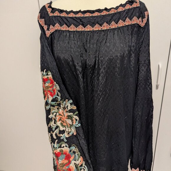 Sundance Boho Embroidered blouse - Picture 1 of 5